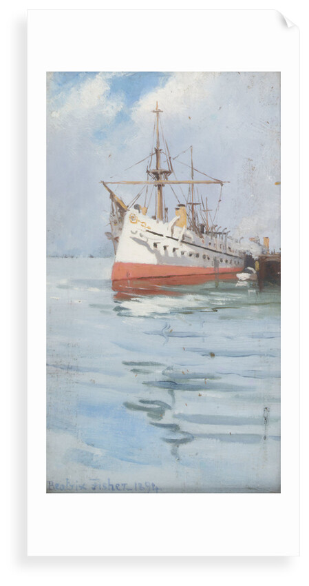 An Indian troopship by Beatrix Fisher