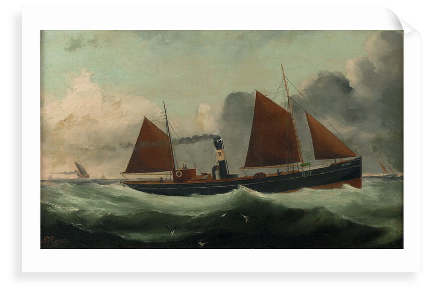 The Harwich steam trawler 'Spider' by G. Ramsey