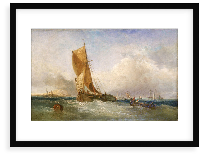 A swim-headed barge by James Webb