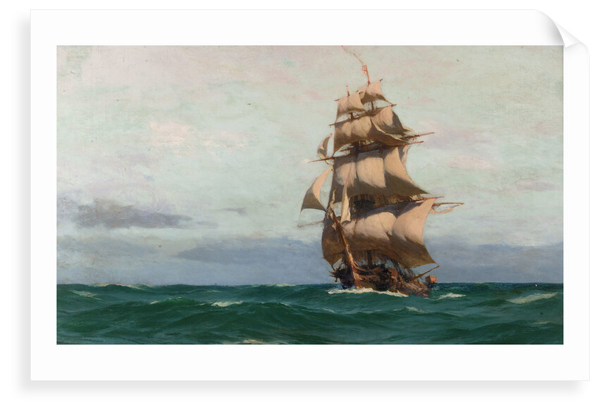A frigate by John Fraser