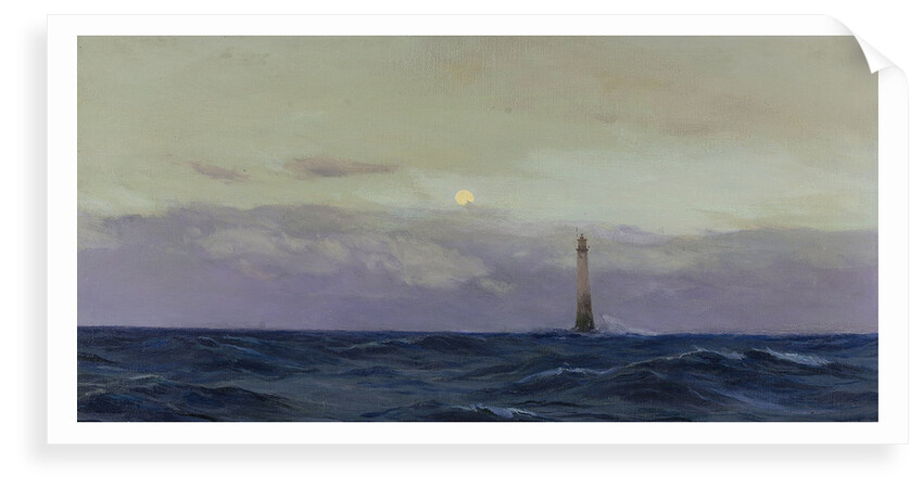 The Wolf Rock lighthouse by John Fraser