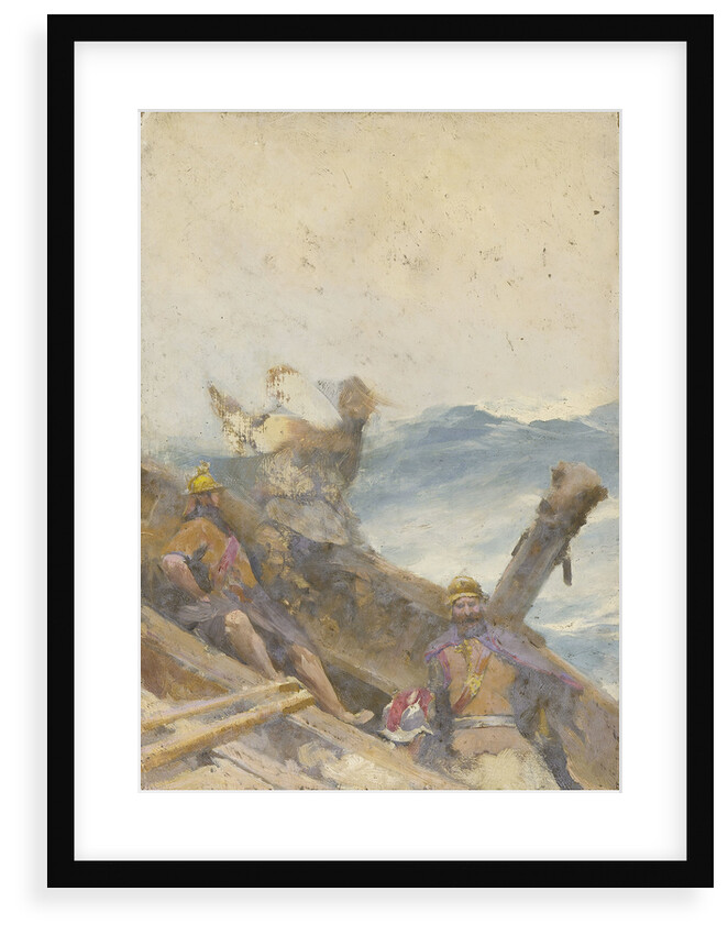 Vikings at sea by John Fraser