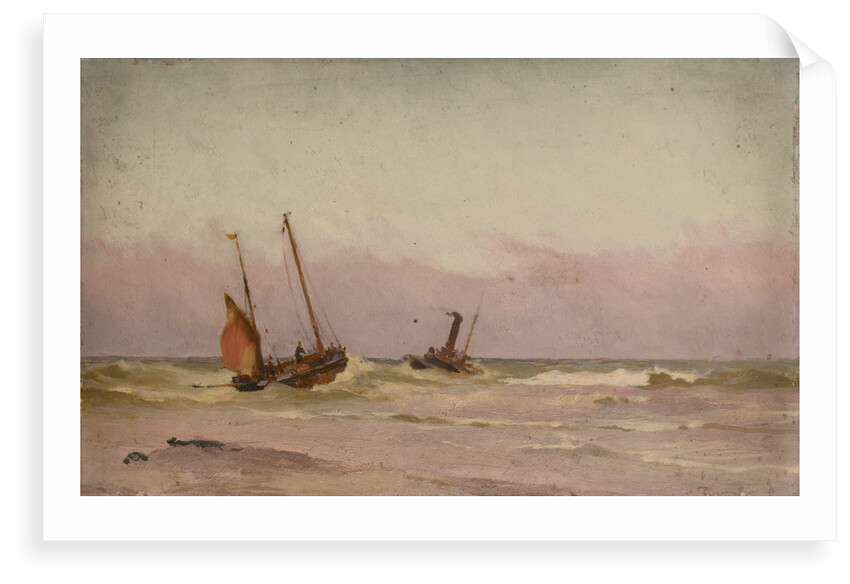Fishing boats by John Fraser