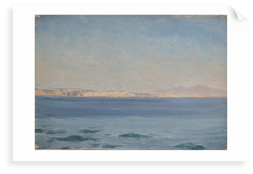 Cliffs, mountains and sea by John Fraser