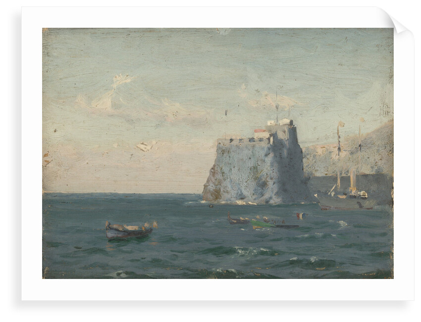 A coastal scene by John Fraser