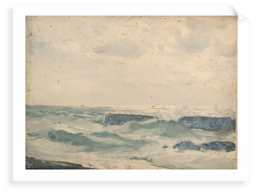 A coastal scene by John Fraser