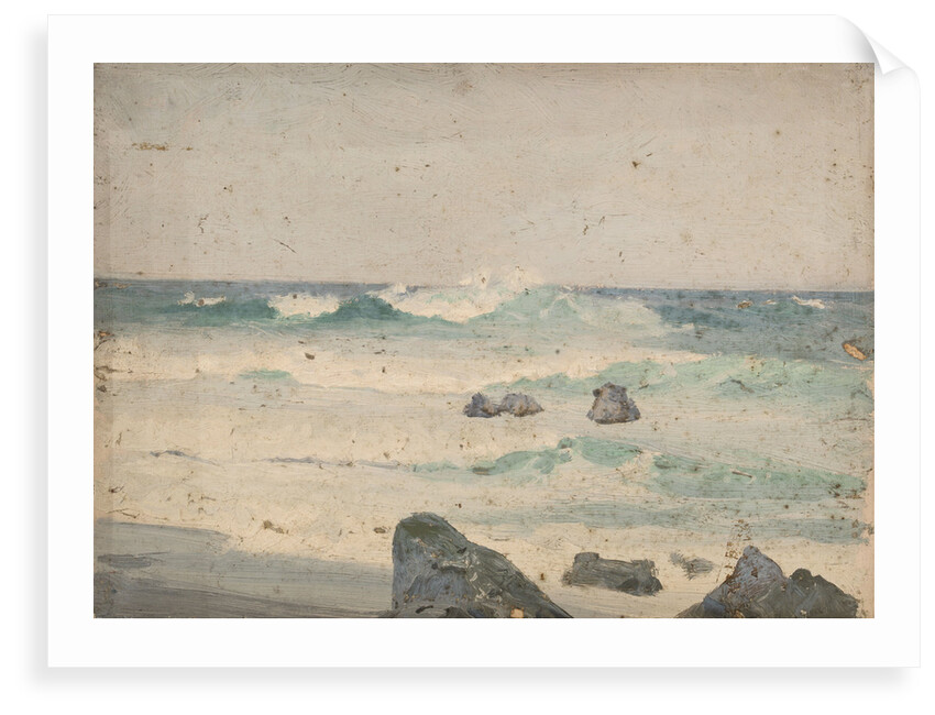 A coastal scene by John Fraser