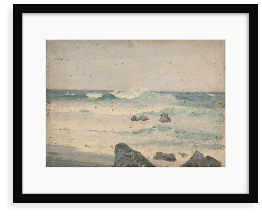 A coastal scene by John Fraser