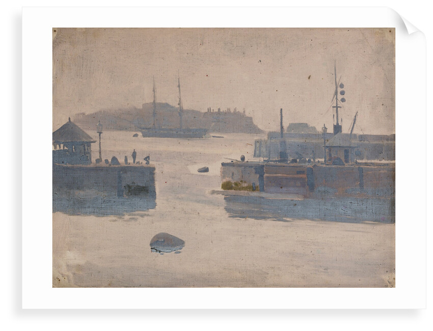 A coastal scene by John Fraser