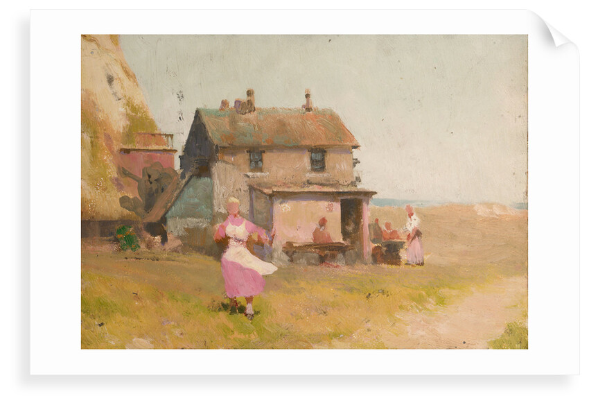 A coastal scene by John Fraser