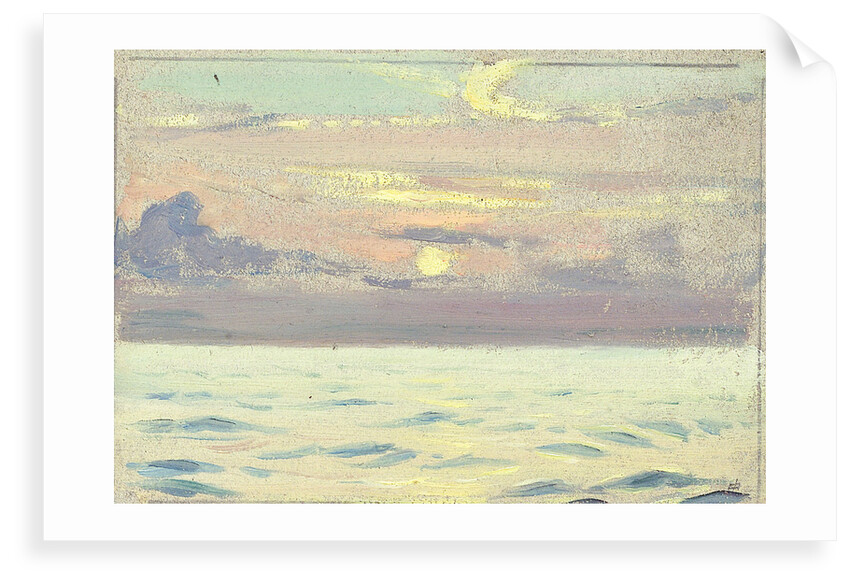 Harbour scene by John Everett