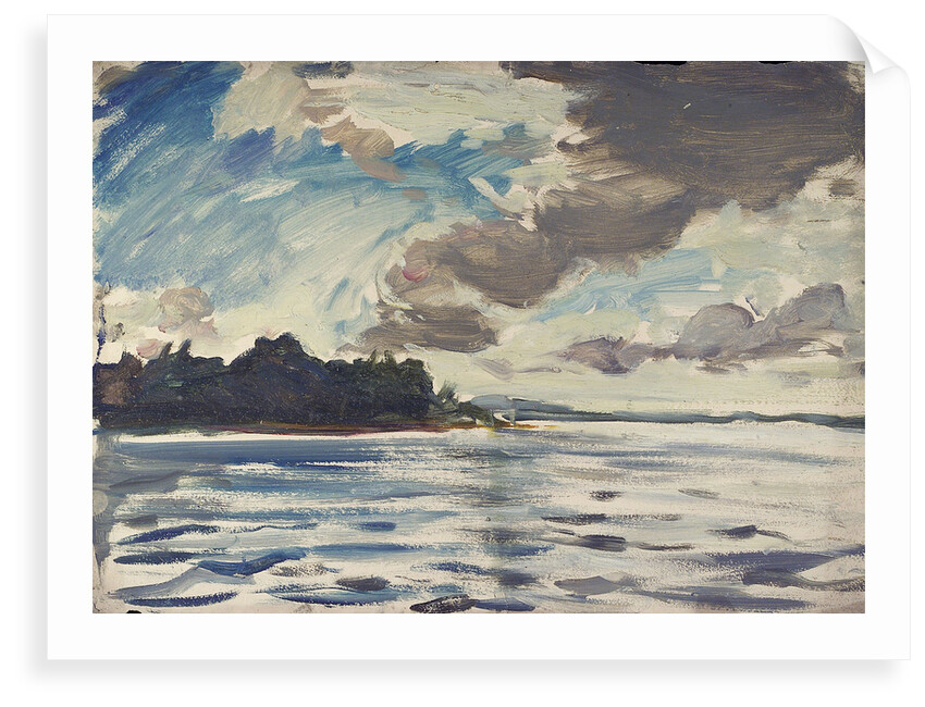 The Royal Yacht Squadron Club House, Cowes, at regatta time by John Everett