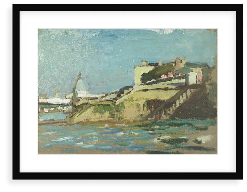 The Royal Yacht Squadron Club House, Cowes, at regatta time by John Everett