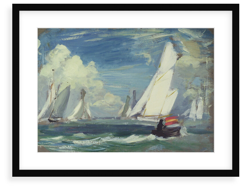 Yachting at Cowes by John Everett