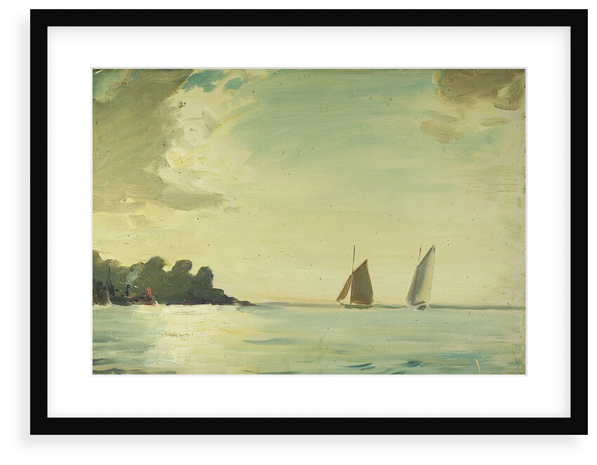 Yachting at Cowes by John Everett