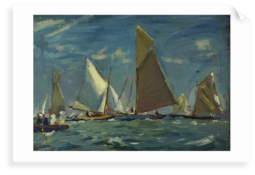 Yachting at Cowes by John Everett