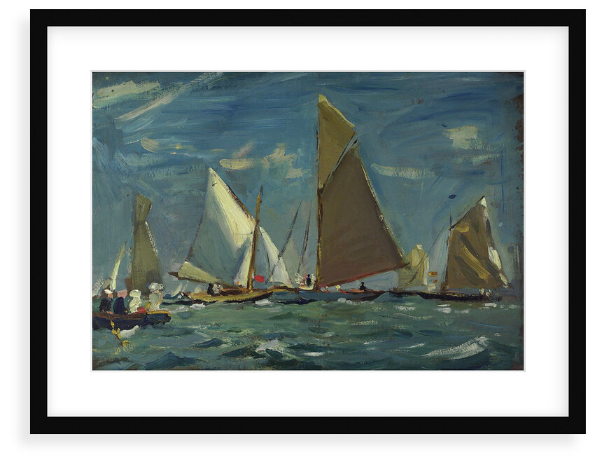 Yachting at Cowes by John Everett