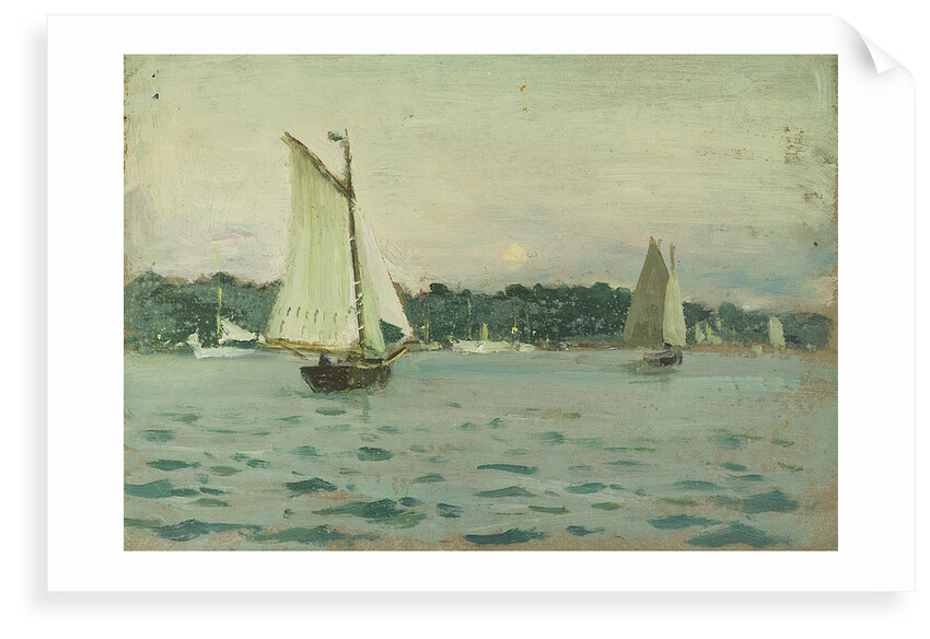 Yachting at Cowes by John Everett
