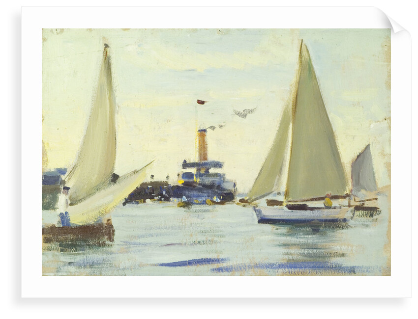 Yachting at Cowes by John Everett