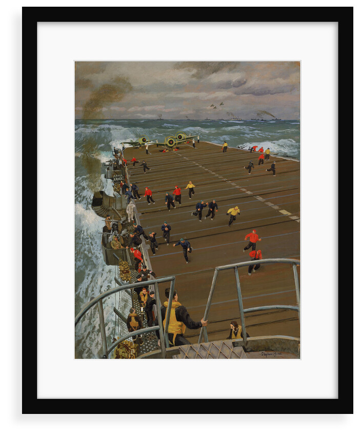 Clear Flight Deck: On board an aircraft carrier by Stephen Bone