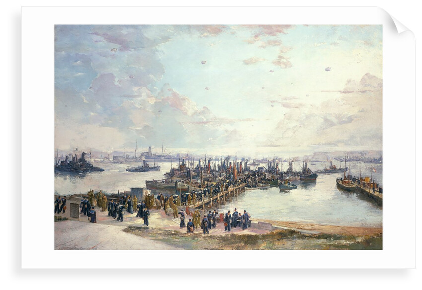 Libertymen at Lyness by Charles Ernest Cundall