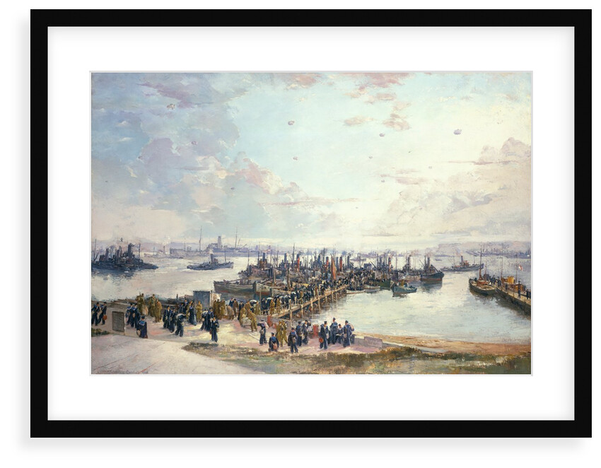 Libertymen at Lyness by Charles Ernest Cundall