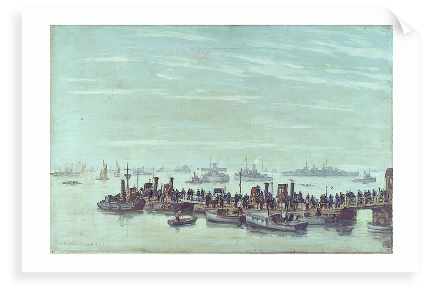 Liberty boats at Sheerness by Charles Cundall