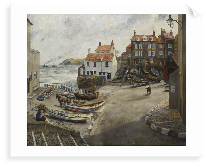 Robin Hood's Bay in wartime by Richard Ernst Eurich
