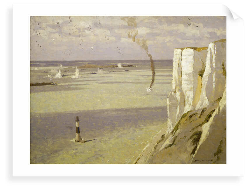 Beachy Head: attack on a convoy by Norman Wilkinson