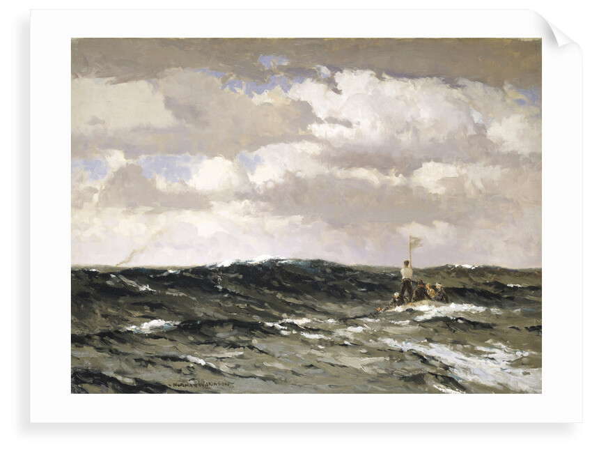 The raft by Norman Wilkinson