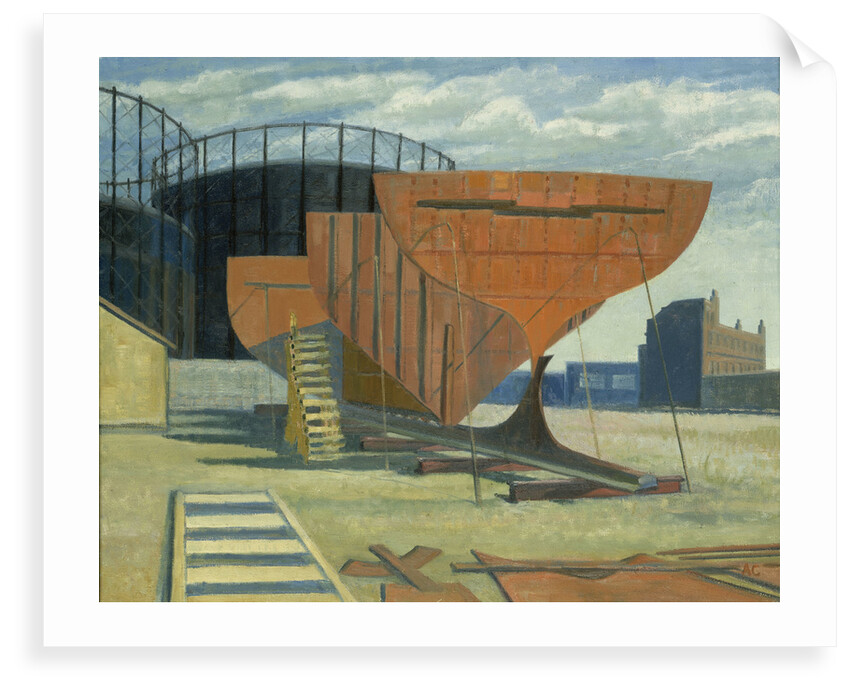 Shipbuilding at Greenwich by Anne Christopherson