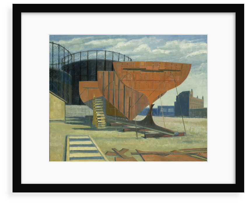Shipbuilding at Greenwich by Anne Christopherson