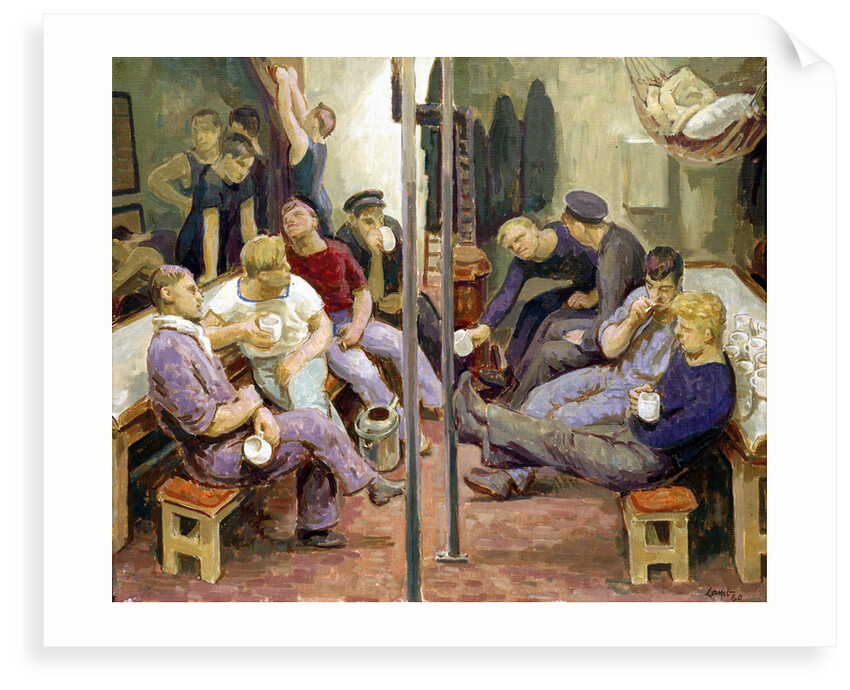 Eleven o'clock in the forecastle by Henry Lamb