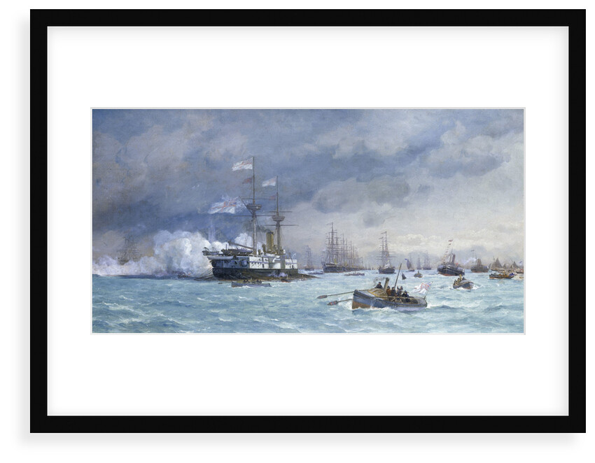 HMS 'Edinburgh' on anti-torpedo exercise by Eduardo de Martino