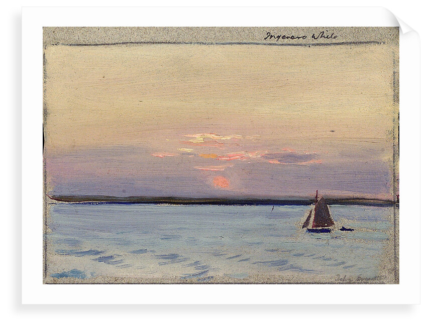 A sailing vessel by John Everett