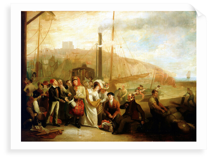 Landing at Dover from the Steam Packet by Michael William Sharp