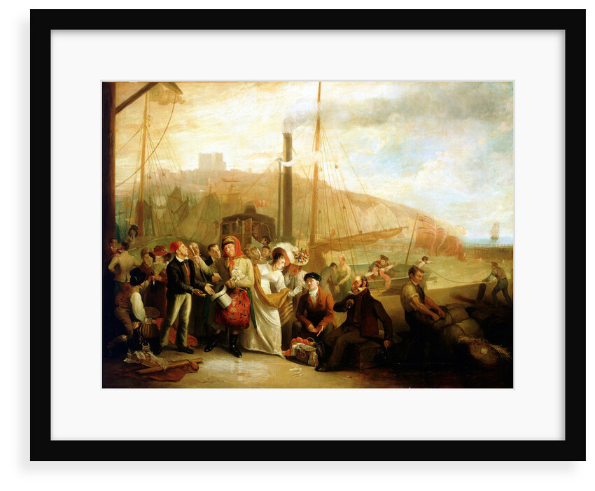 Landing at Dover from the Steam Packet by Michael William Sharp