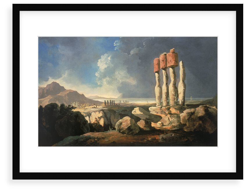 Monuments on Easter Island by William Hodges