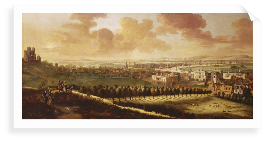 Greenwich and London from One Tree Hill, about 1680 by Johannes Vorsterman