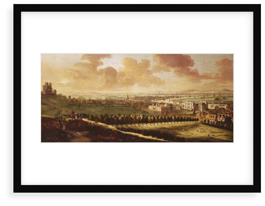 Greenwich and London from One Tree Hill, about 1680 by Johannes Vorsterman