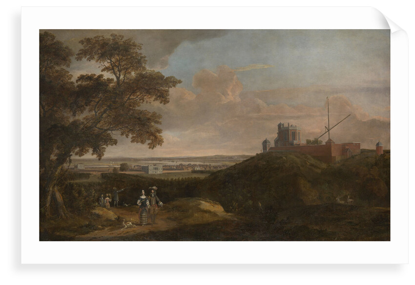 Royal Observatory from Crooms Hill by English School