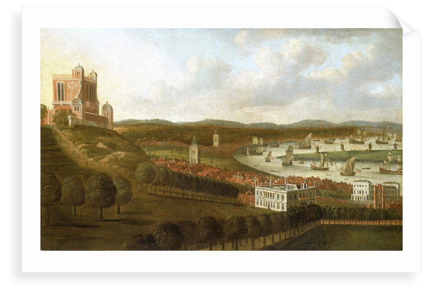 View from One Tree Hill: The Queen's House and the Royal Observatory, Greenwich by Jan Griffier the Elder