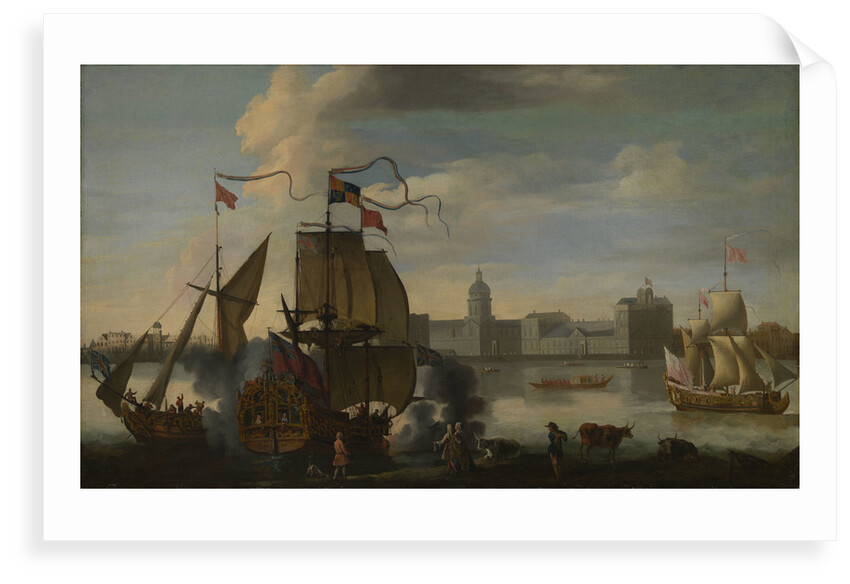 A Royal yacht at Greenwich by unknown
