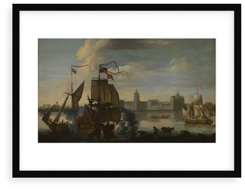 A Royal yacht at Greenwich by unknown
