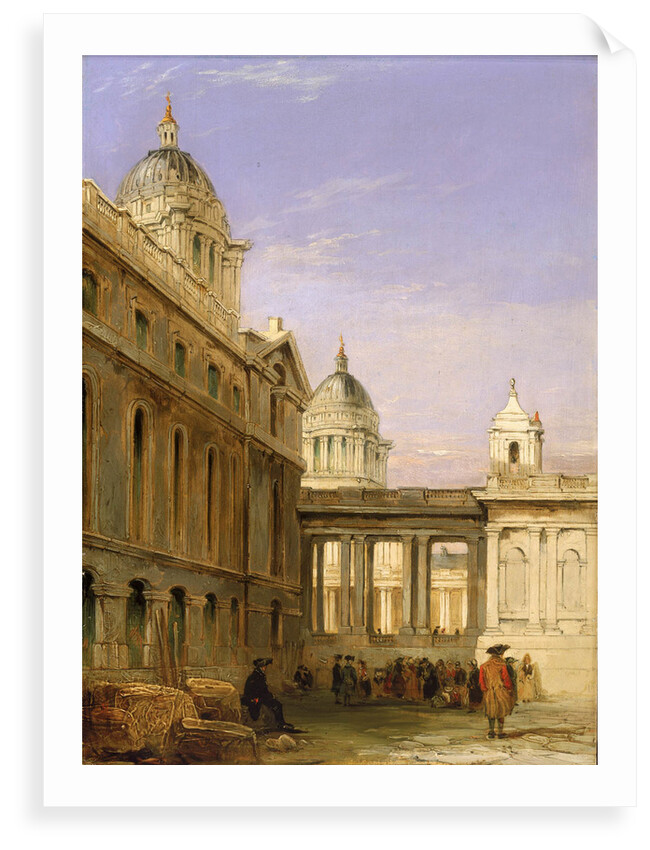 King William Quadrangle, Greenwich Hospital by James Holland