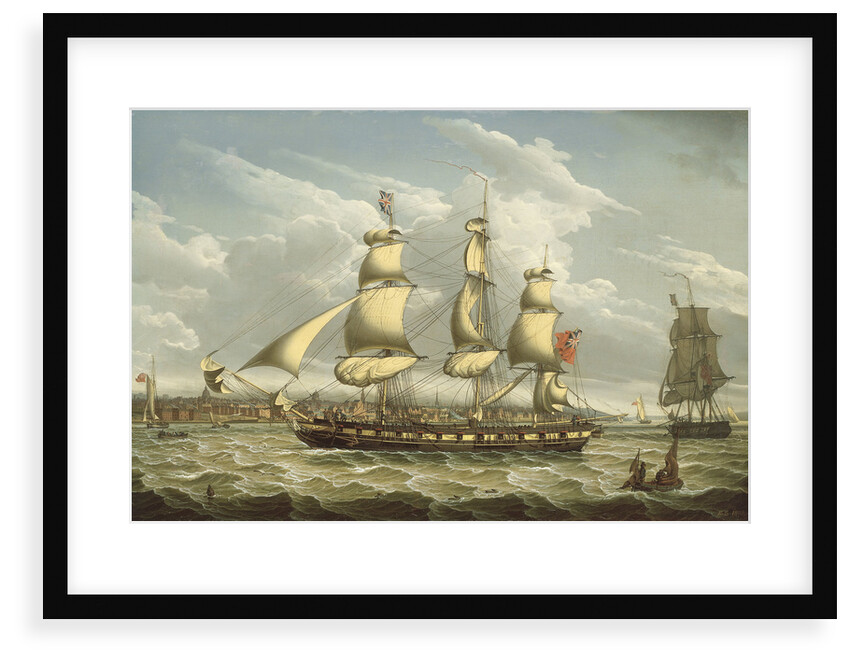 A packet off Liverpool by Robert Salmon