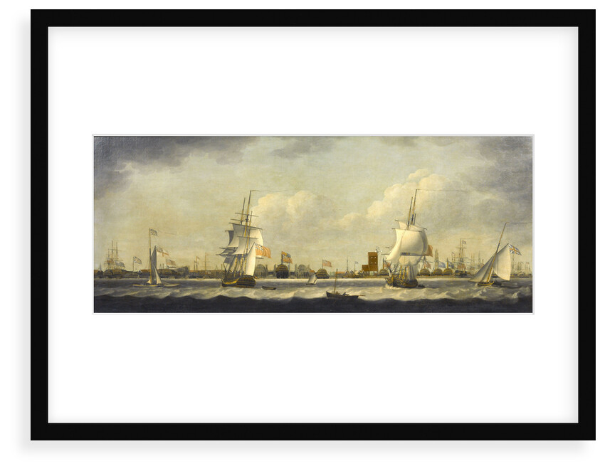 View of Mr Perry's Yard, Blackwall by William Dixon