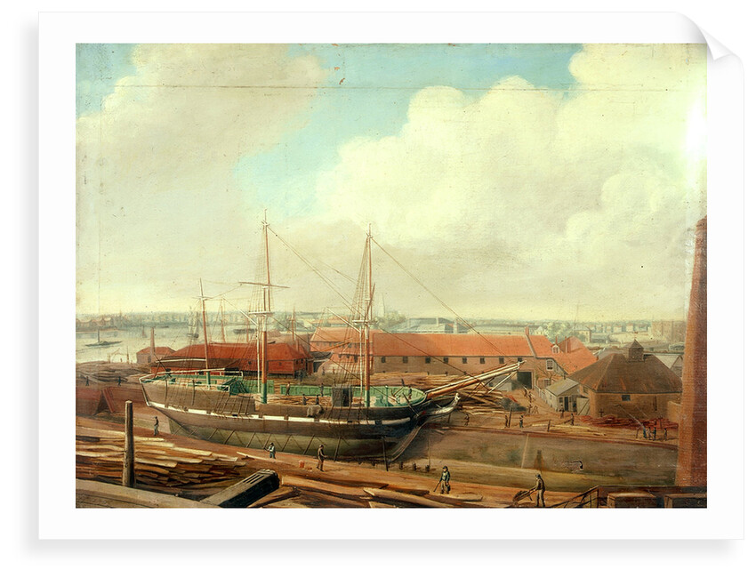 Fletcher's yard, Limehouse by Charles Deane