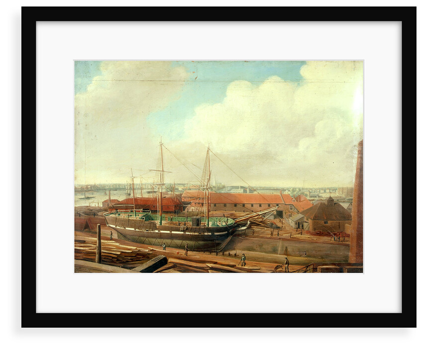 Fletcher's yard, Limehouse by Charles Deane