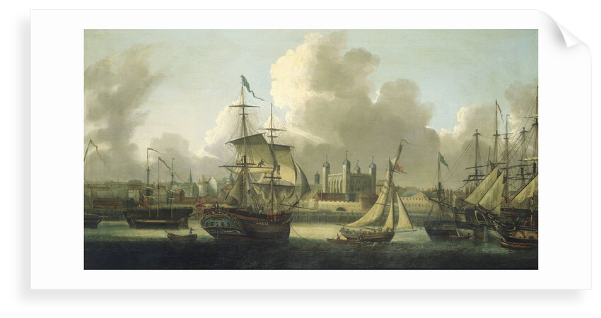 Shipping in the Pool of London by Robert Dodd